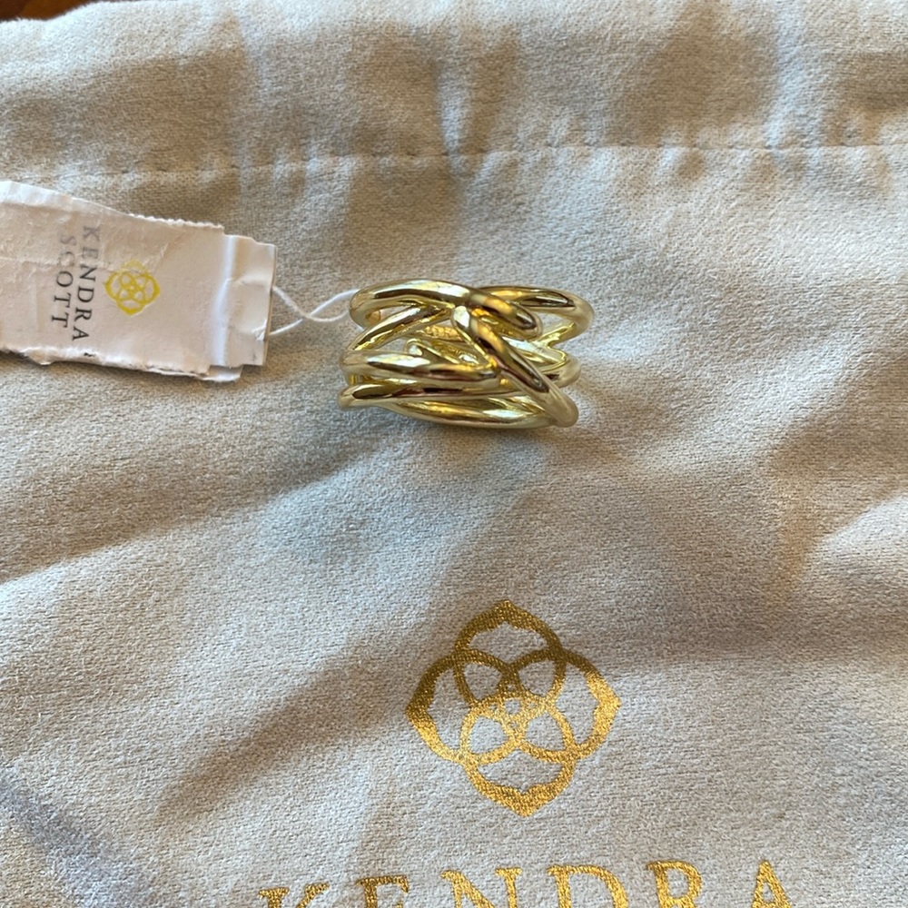 Kendra Scott Myles cocktail ring Sz8